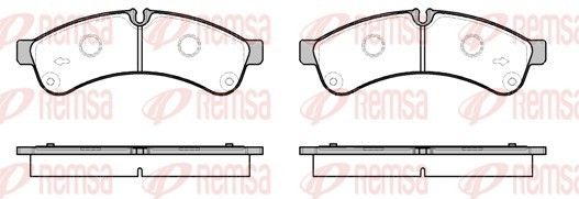 REMSA Комплект тормозных колодок, дисковый тормоз 1339.00
