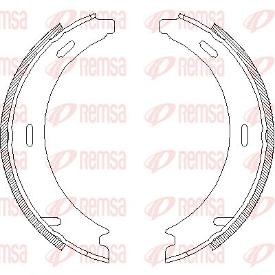 REMSA Комплект тормозных колодок 4094.00