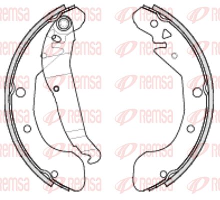 REMSA Тормозные колодки 4231.00