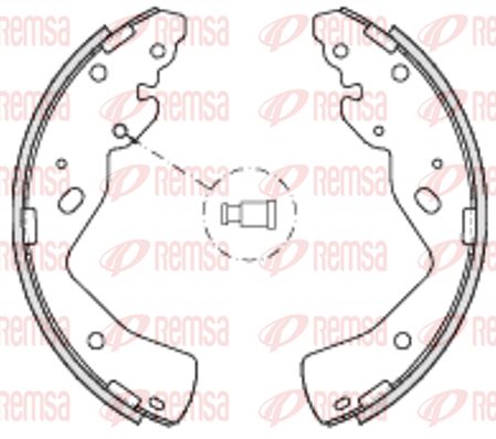 REMSA Комплект тормозных колодок 4232.00