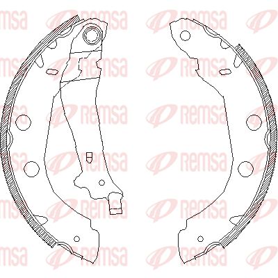 REMSA Тормозные колодки 4415.00