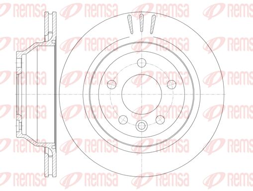 REMSA Тормозной диск 61160.10