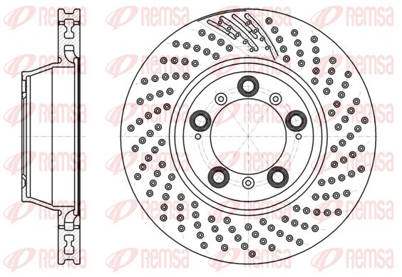 REMSA Тормозной диск 61198.11