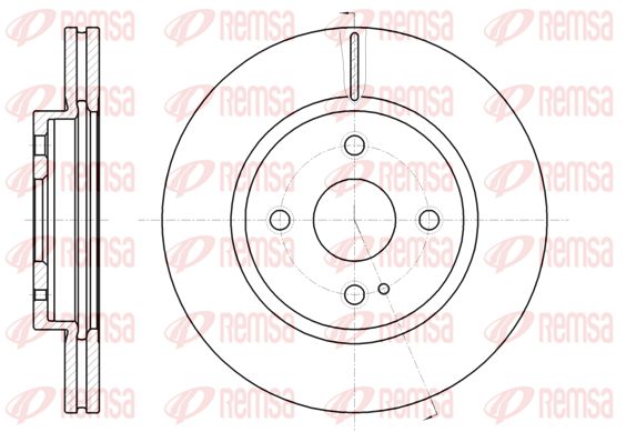 REMSA Тормозной диск 61266.10