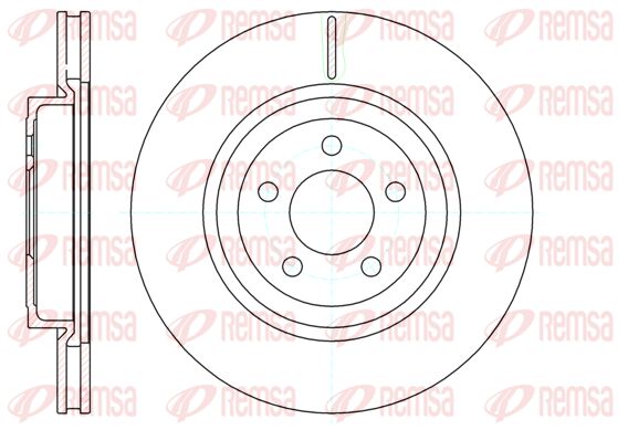 REMSA Тормозной диск 61269.10