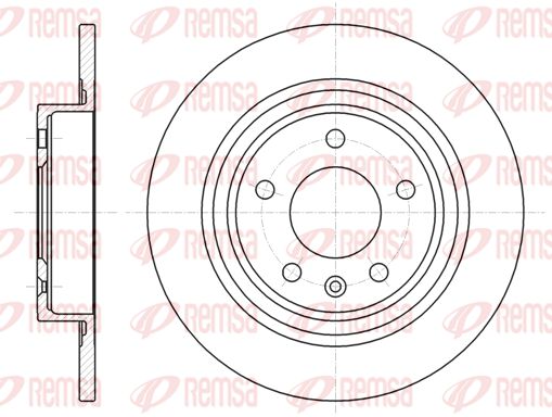 REMSA Тормозной диск 61315.00