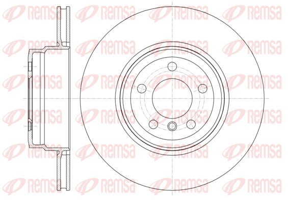 REMSA Тормозной диск 61337.10