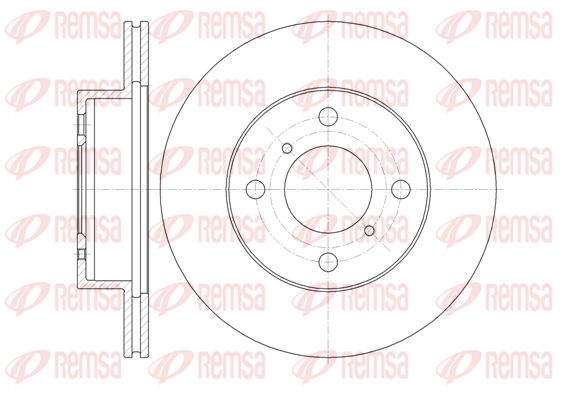 REMSA stabdžių diskas 61353.10