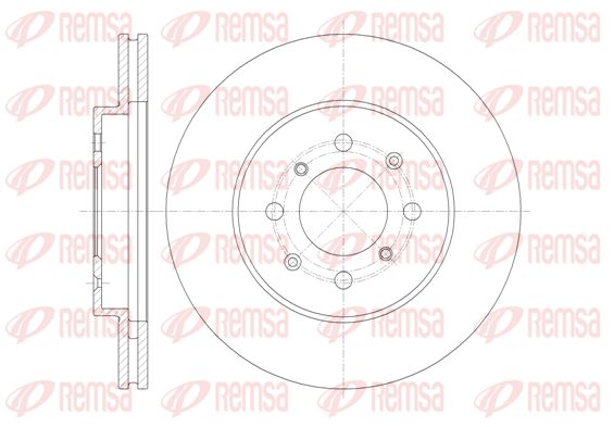 REMSA stabdžių diskas 61357.10