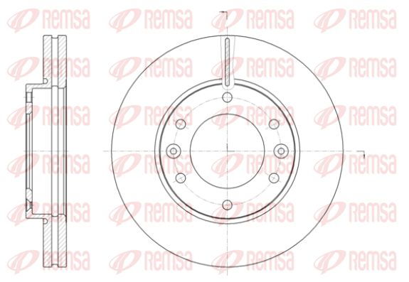 REMSA Тормозной диск 61396.10