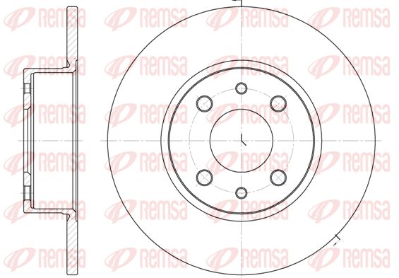 REMSA Тормозной диск 6150.00