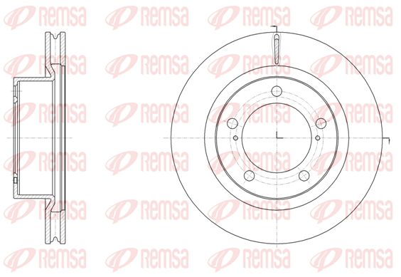 REMSA Тормозной диск 61517.10