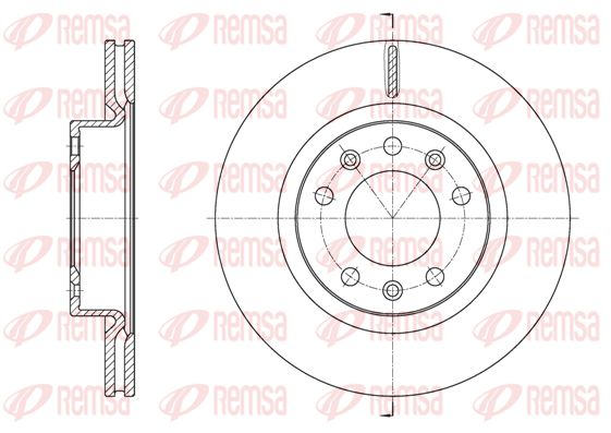 REMSA Тормозной диск 61584.10