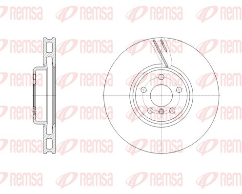 REMSA Тормозной диск 62127.11