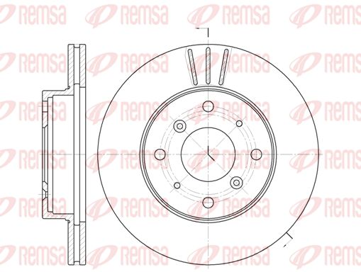 REMSA Тормозной диск 6225.10
