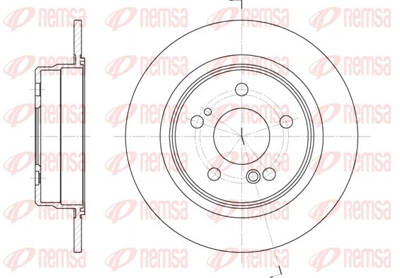 REMSA Тормозной диск 6271.00