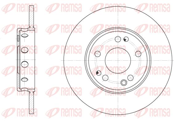 REMSA Тормозной диск 6311.00