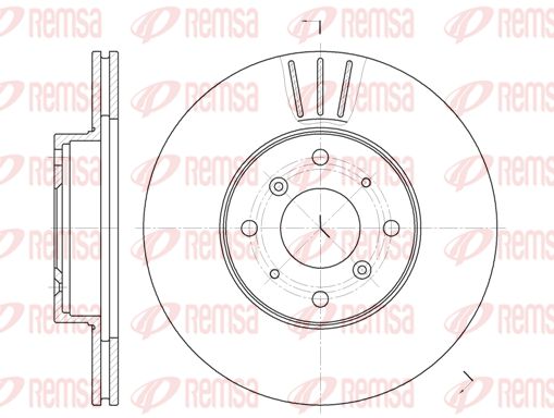 REMSA Тормозной диск 6322.10