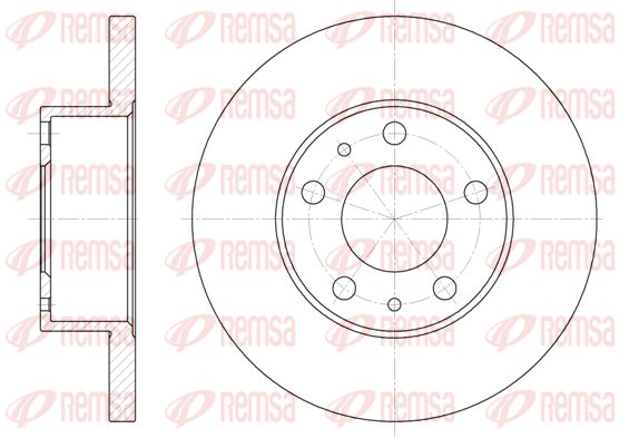 REMSA Тормозной диск 6473.00
