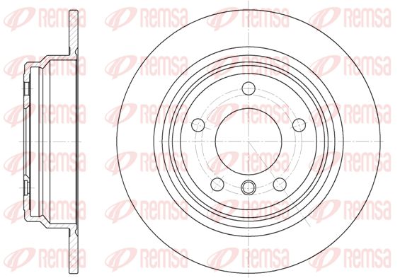 REMSA Тормозной диск 6554.00
