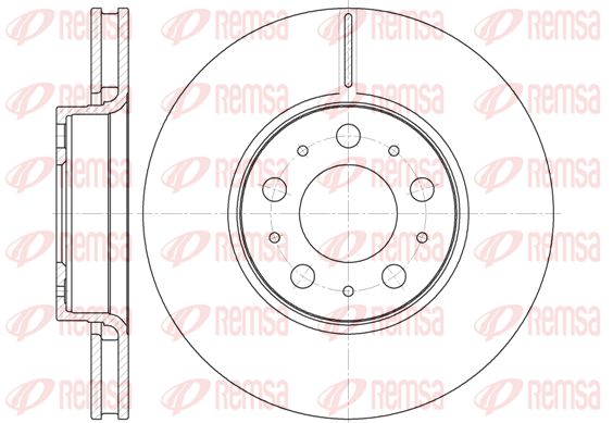 REMSA Тормозной диск 6619.10