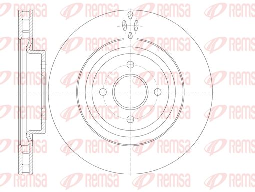 REMSA Тормозной диск 6771.10
