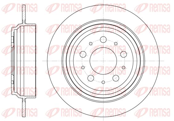 REMSA stabdžių diskas 6924.00