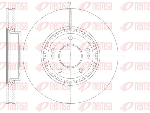 REMSA stabdžių diskas 6988.10