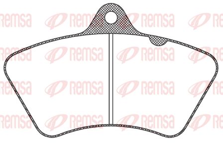 REMSA Комплект тормозных колодок, дисковый тормоз JCA 826.20