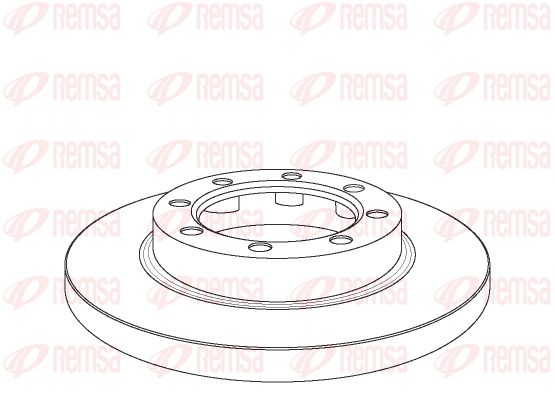 REMSA Тормозной диск NCA1030.10