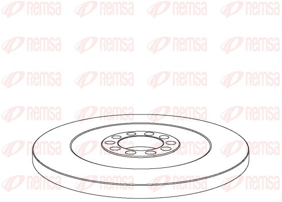 REMSA Тормозной диск NCA1031.10
