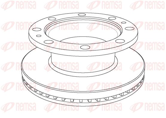 REMSA stabdžių diskas NCA1103.20