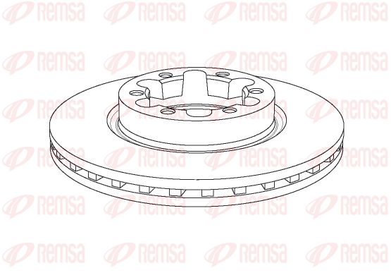 REMSA Тормозной диск NCA1145.20