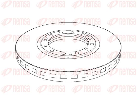 REMSA Тормозной диск NCA1168.20