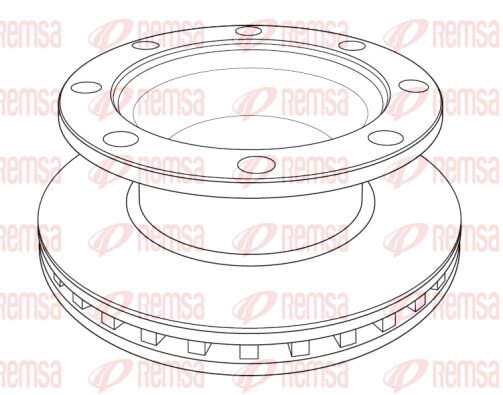 REMSA stabdžių diskas NCA1223.20