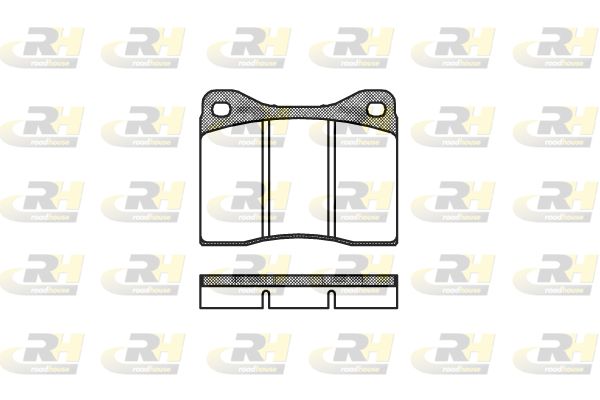 ROADHOUSE Комплект тормозных колодок, дисковый тормоз 2011.00