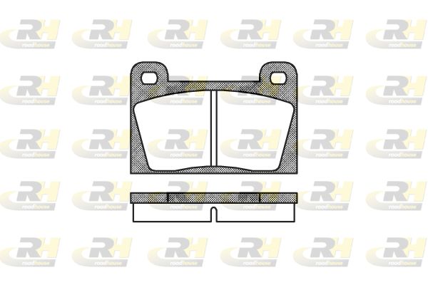 ROADHOUSE Комплект тормозных колодок, дисковый тормоз 2018.10
