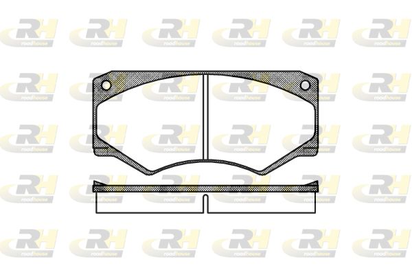 ROADHOUSE Комплект тормозных колодок, дисковый тормоз 2047.00