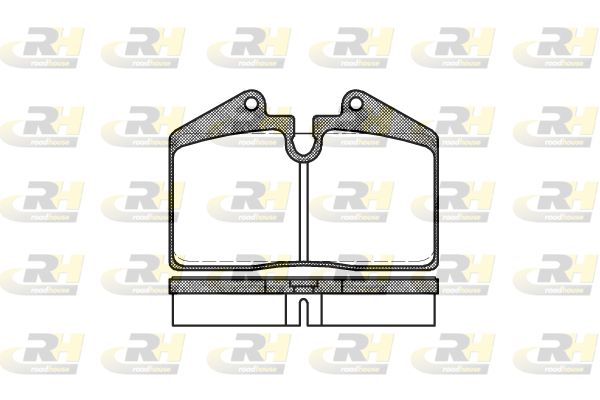 ROADHOUSE Комплект тормозных колодок, дисковый тормоз 2140.10