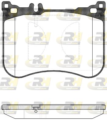 ROADHOUSE Комплект тормозных колодок, дисковый тормоз 21534.00