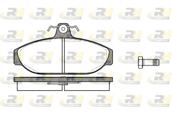 ROADHOUSE Комплект тормозных колодок, дисковый тормоз 2156.00