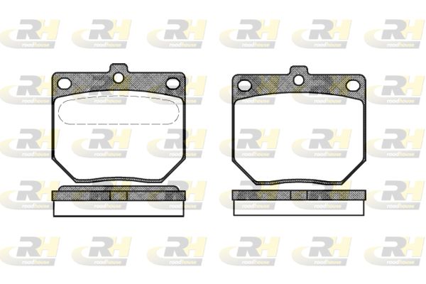 ROADHOUSE Комплект тормозных колодок, дисковый тормоз 2186.00