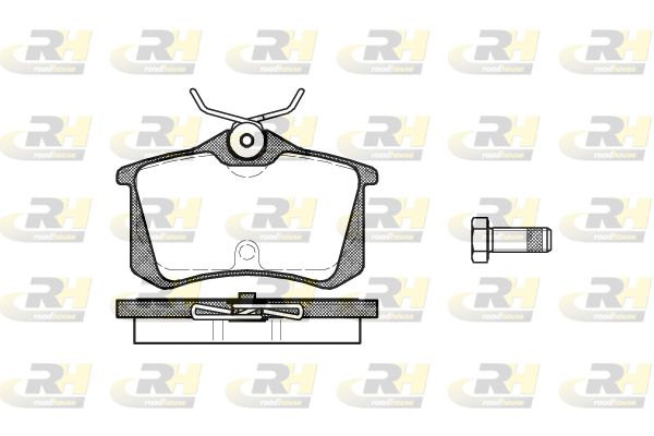 ROADHOUSE Комплект тормозных колодок, дисковый тормоз 2263.20