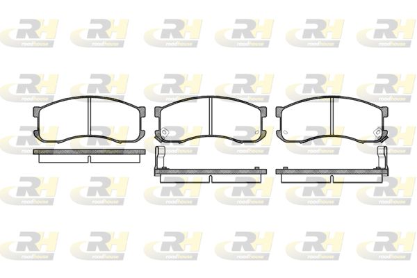 ROADHOUSE Комплект тормозных колодок, дисковый тормоз 2313.02