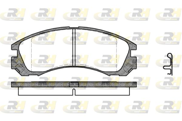 ROADHOUSE Комплект тормозных колодок, дисковый тормоз 2354.22