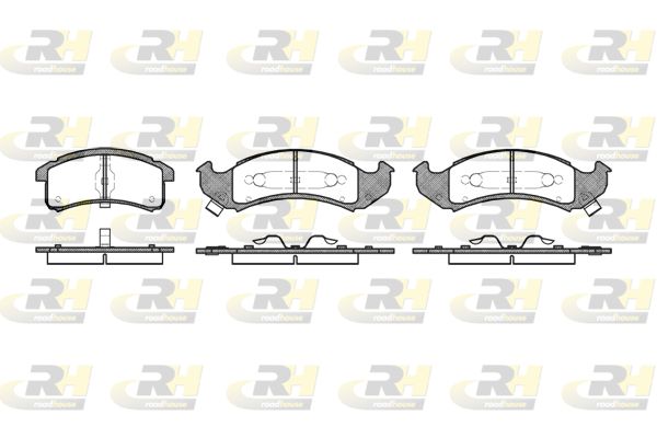 ROADHOUSE Комплект тормозных колодок, дисковый тормоз 2569.00