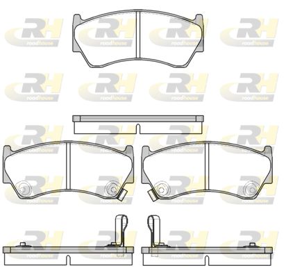 ROADHOUSE Комплект тормозных колодок, дисковый тормоз 2592.42