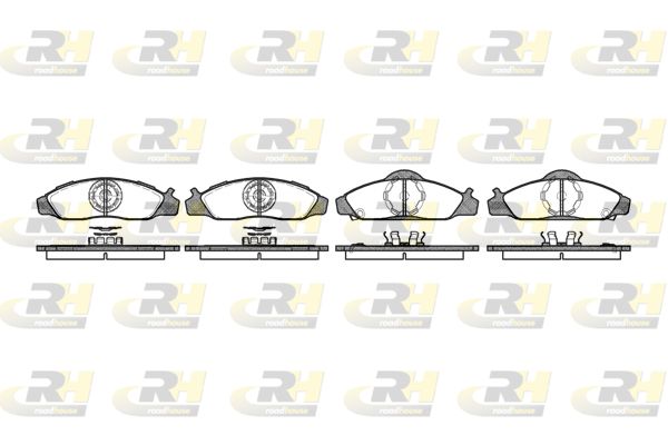 ROADHOUSE Комплект тормозных колодок, дисковый тормоз 2624.12