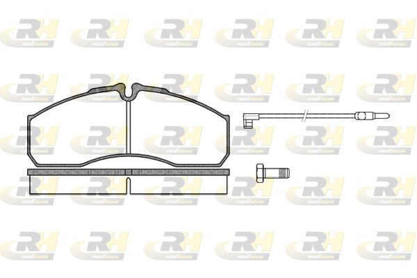 ROADHOUSE Комплект тормозных колодок, дисковый тормоз 2651.12