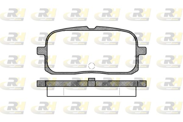 ROADHOUSE Комплект тормозных колодок, дисковый тормоз 2715.00